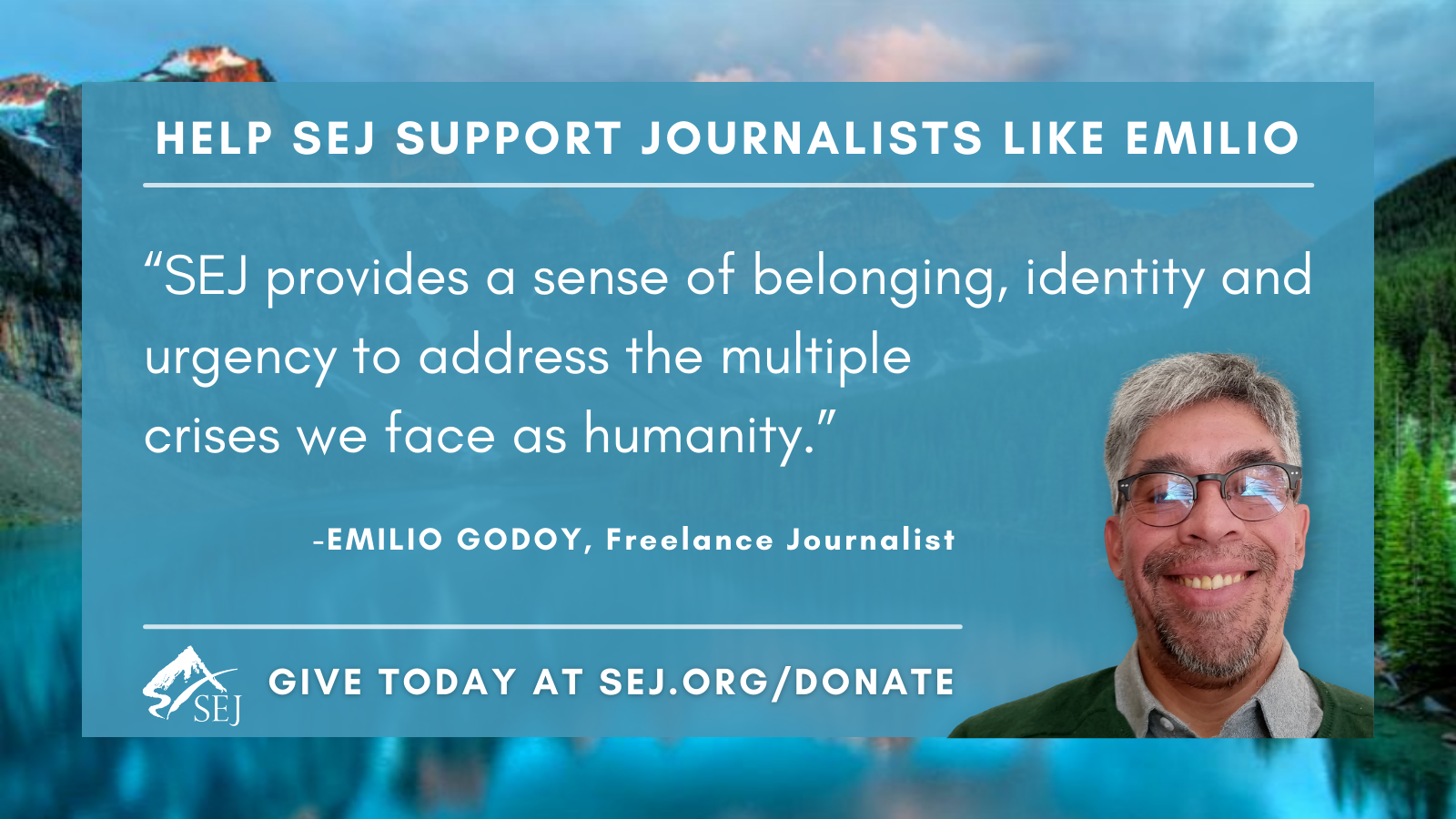 Fundraiser graphic for Emilio Godoy