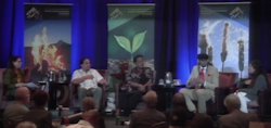 Screenshot of #SEJ2022 Apr 2 Lunch Plenary panelists