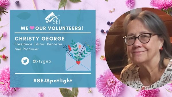 #SEJSpotlight graphic for Christy George