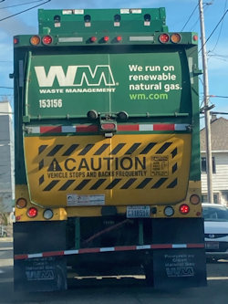 Waste Management truck